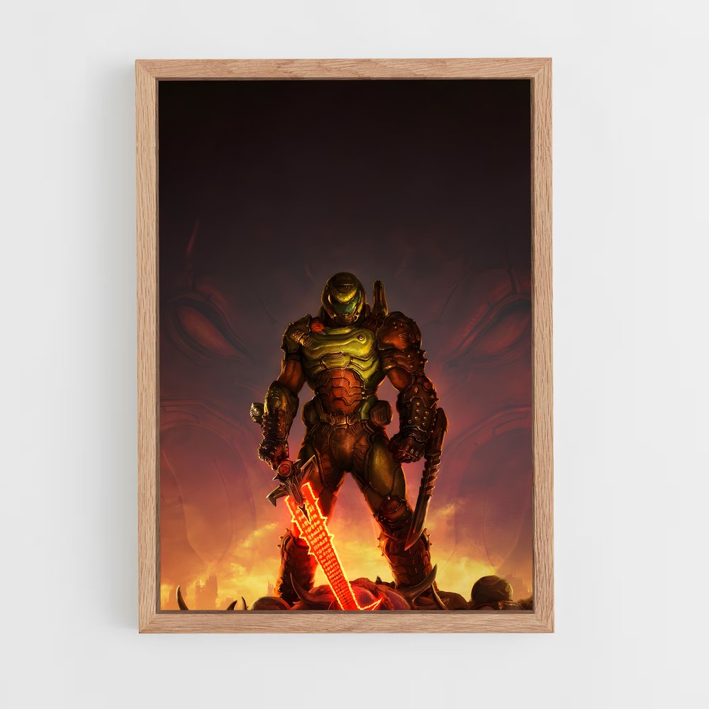 Poster Le Dominateur des Enfers – affiche Doom (vue 4)